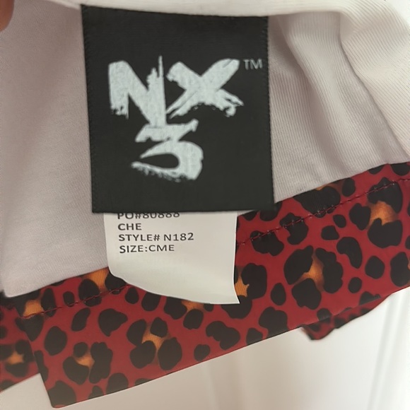 NX3 Animal Print Blazer Dance Costume Child Medium - Picture 4 of 4